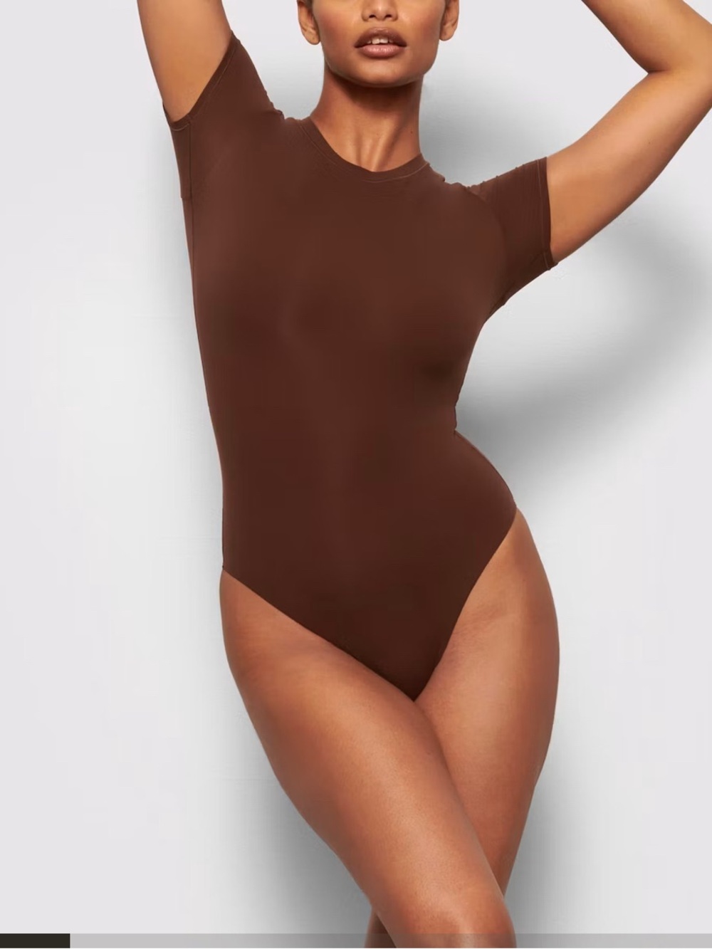 NWOT Skims fits everybody T-Shirt bodysuit cocoa SZ:XS